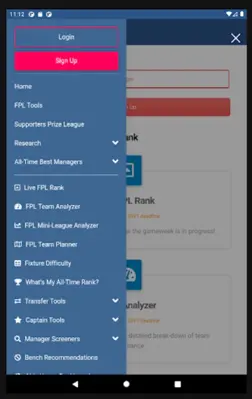 FPL Tools - Fantasy Premier Le android App screenshot 1